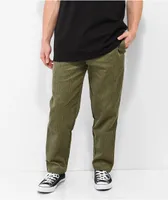 Cookman Khaki Green Corduroy Chef Pants