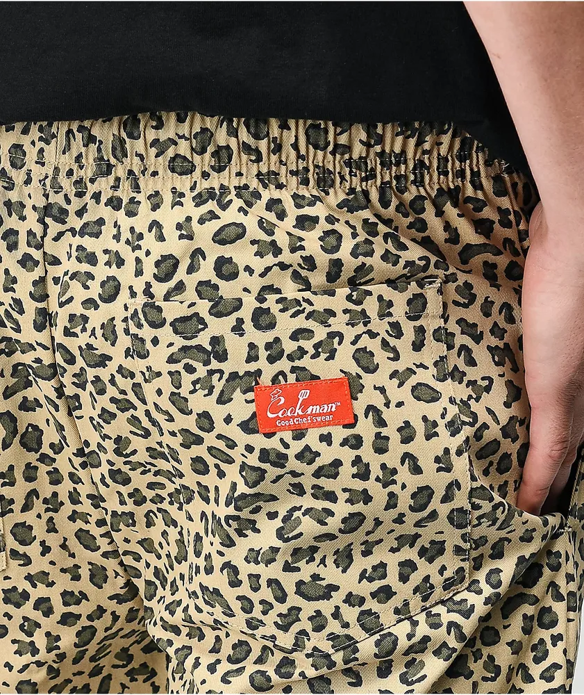 Cookman Leopard Print Chef Pants