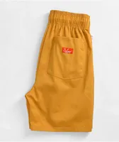 Cookman Solid Mustard Shorts
