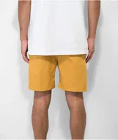 Cookman Solid Mustard Shorts