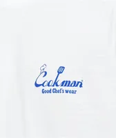 Cookman TM Paint Burger White Long Sleeve T-Shirt