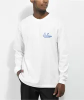 Cookman TM Paint Burger White Long Sleeve T-Shirt