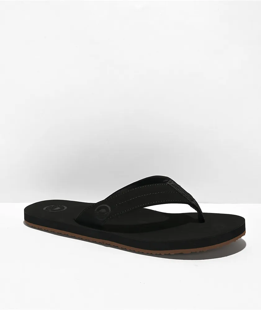 Cords Grains Black Sandals