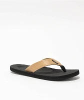 Cords Surf N Turf Black & Tan Sandals