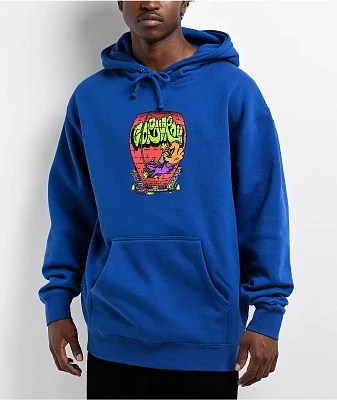 Corduroy Tagger Blue Hoodie