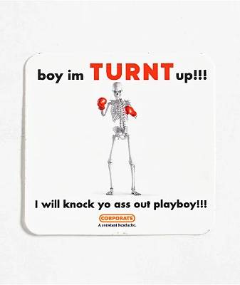 Corporate Turnt Sticker