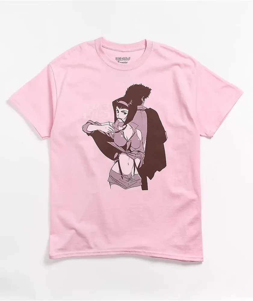 Cowboy Bebop Back 2 Back Pink T-Shirt