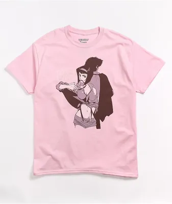 Cowboy Bepop Back 2 Back Pink T-Shirt