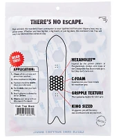 Crab Grab Trap Swirl Black & White Stomp Pad
