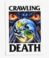 Crawling Death Earth Control Sticker