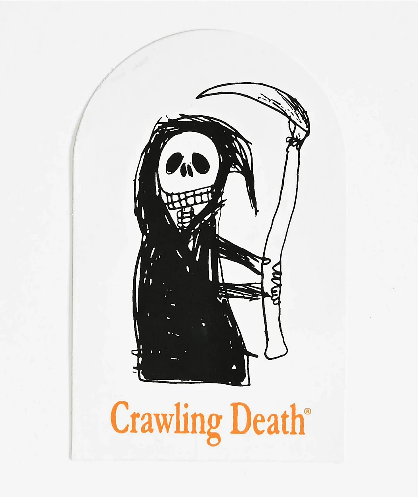 Crawling Death Reaper Sticker 