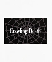 Crawling Death Web Logo Sticker