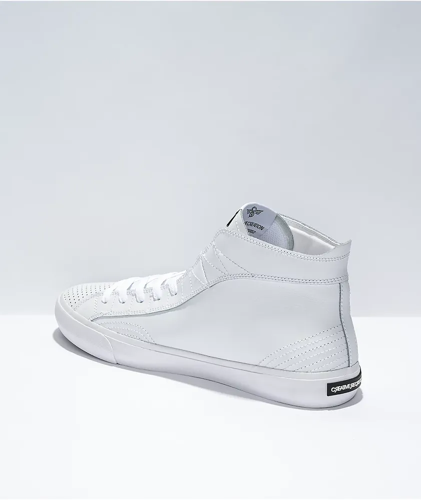 Mens Creative Recreation Cesario Lux Hi Sneaker - White / Black / Red