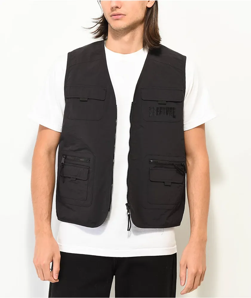 Primitive Titan Black Hooded Vest