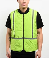 Creature Crete-Ture DIY Asphalt & Neon Green Reversible Zip Vest