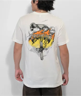 Creature Hammer Tripz Off White T-Shirt