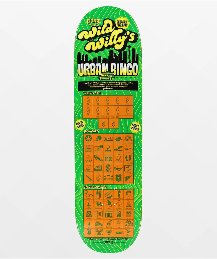 Creature Kimbel Urban Bingo 9.0" Skateboard Deck