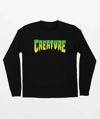 Creature Logo Black Long Sleeve T-Shirt