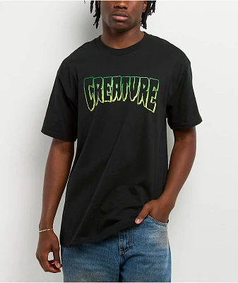 Creature Logo Outline Black T-Shirt