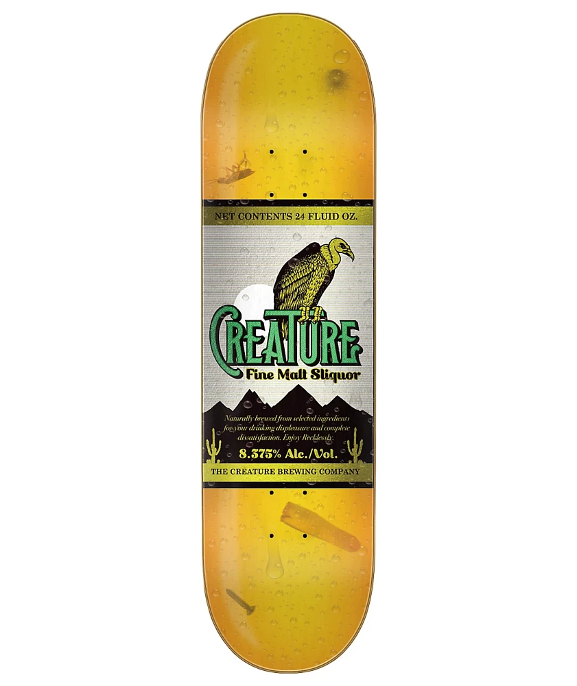 Creature Malt Sliquor Everslick 8.375" Skateboard Deck