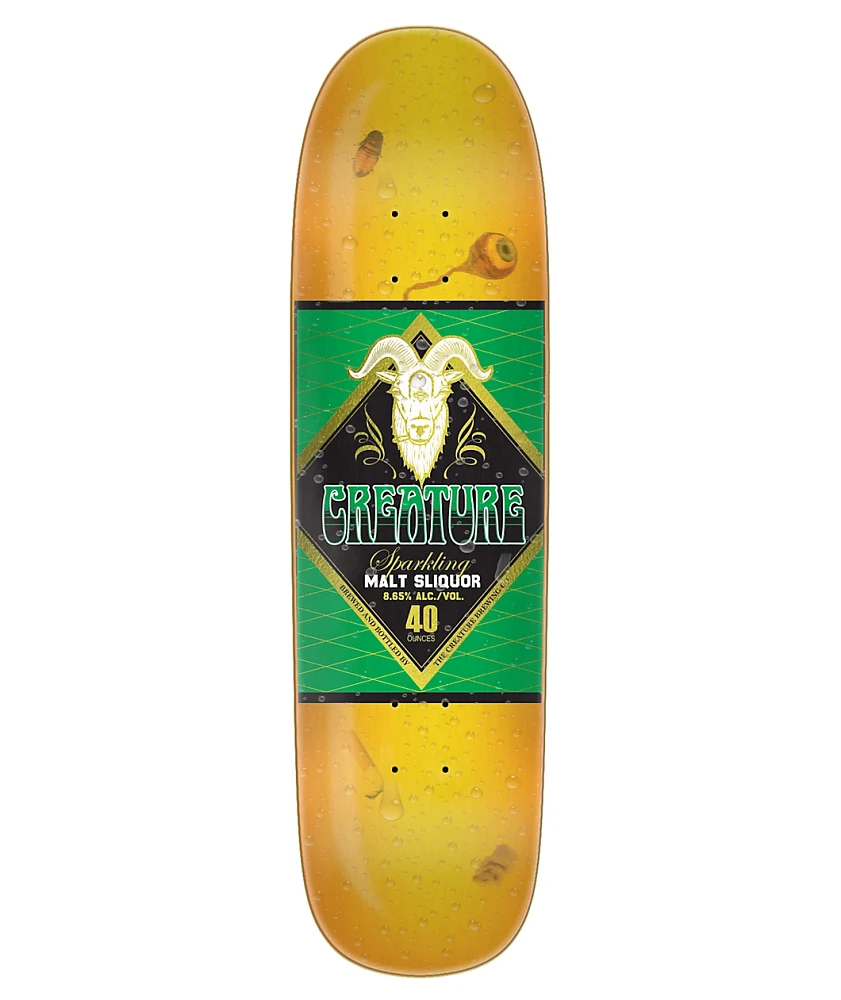 Creature Malt Sliquor Everslick 8.65" Skateboard Deck