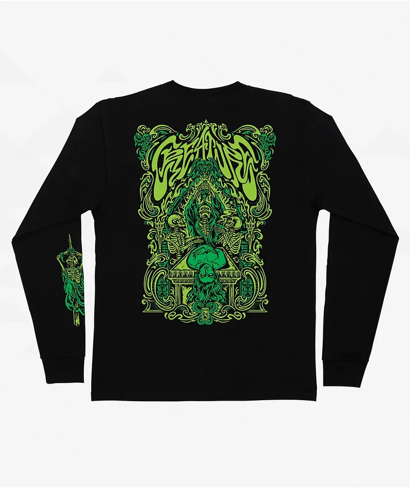 Creature Psychrofice Army Green Long Sleeve T-Shirt