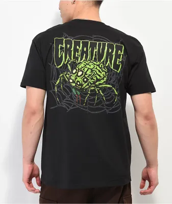 Creature Spindel Black T-Shirt