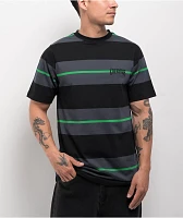 Creature Stripe Black  Knit T-Shirt