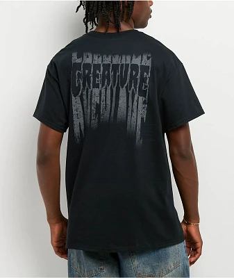 Creature Tattered Black T-Shirt