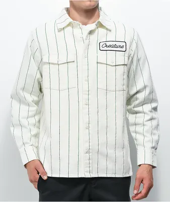 Creature Transmission Long Sleeve Button Up Shirt
