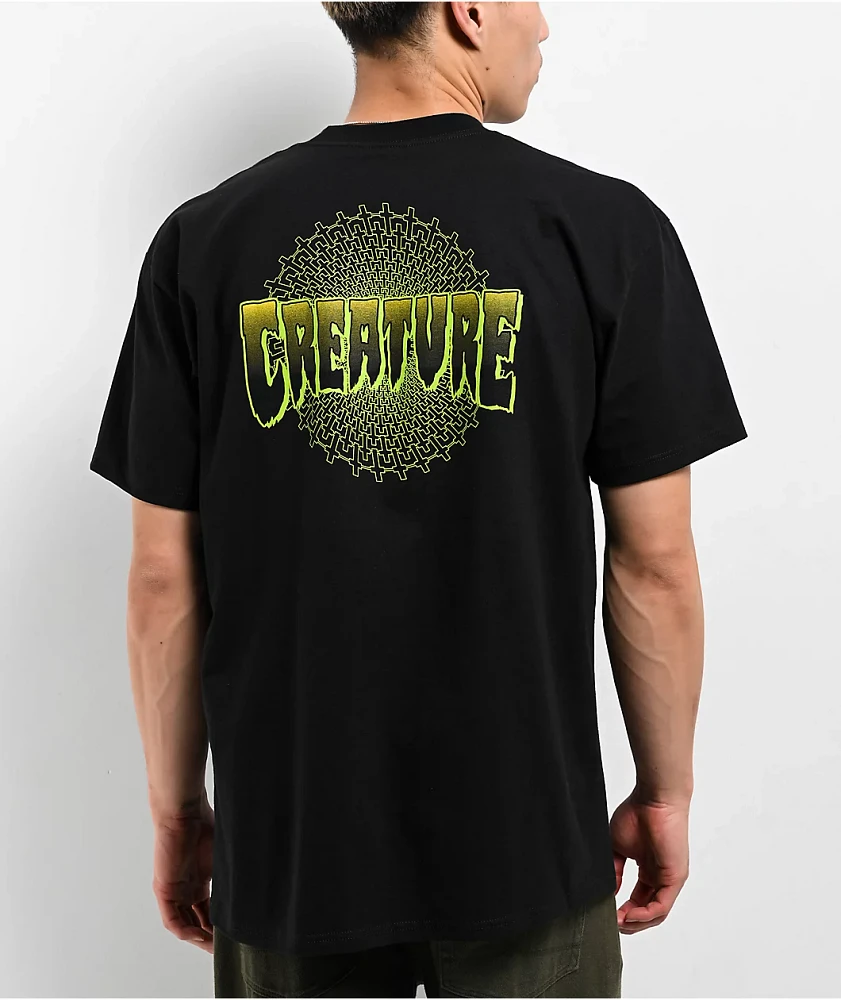 Creature Vortex Black T-Shirt