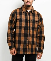 Creature Web Black & Brown Flannel Shirt