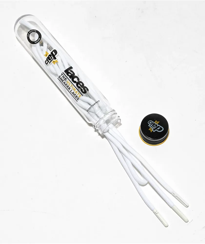 Crep Protect 47" White Round Shoe Laces