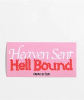 Crime Is Fun Born Sinner Sticker