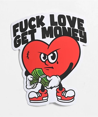 Crime Is Fun Get Money Sticker