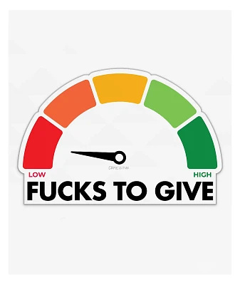 Crime Is Fun Running Low Sticker