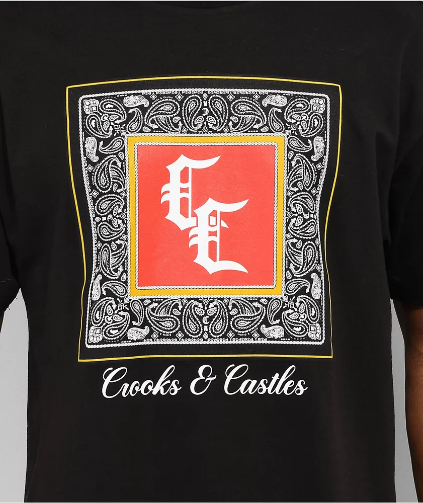 Crooks & Castles Bandana Black T-Shirt