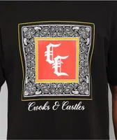 Crooks & Castles Bandana Black T-Shirt