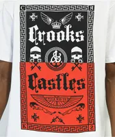 Crooks & Castles Chop Shop White T-Shirt