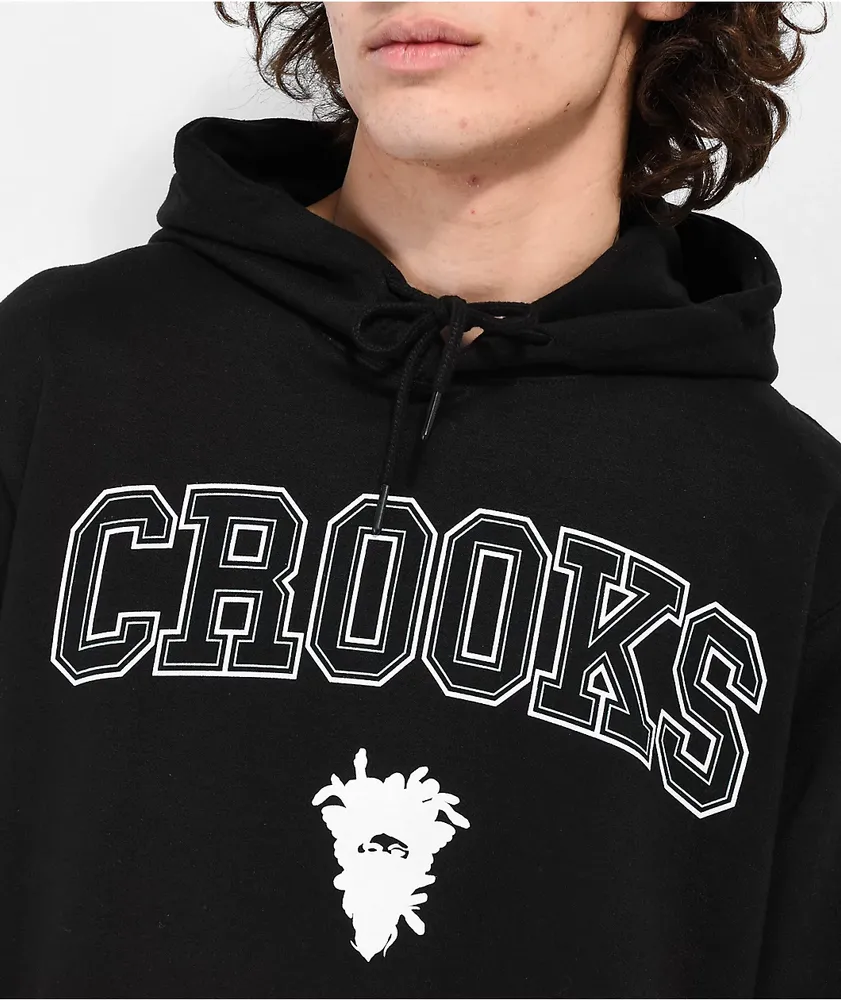 Crooks & Castles Collegiate Black Hoodie