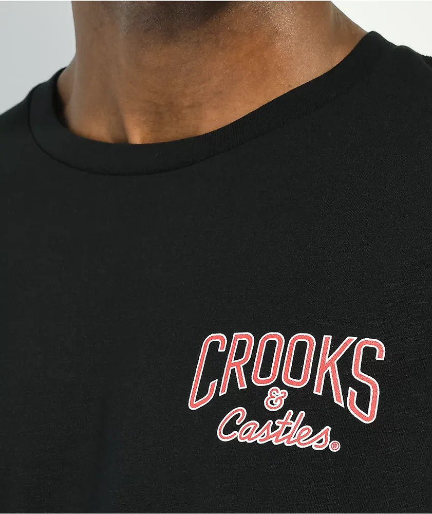 Crooks & Castles Crooks Logo Black T-shirt