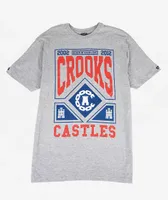 Crooks & Castles Decade Of Excellence Grey T-Shirt