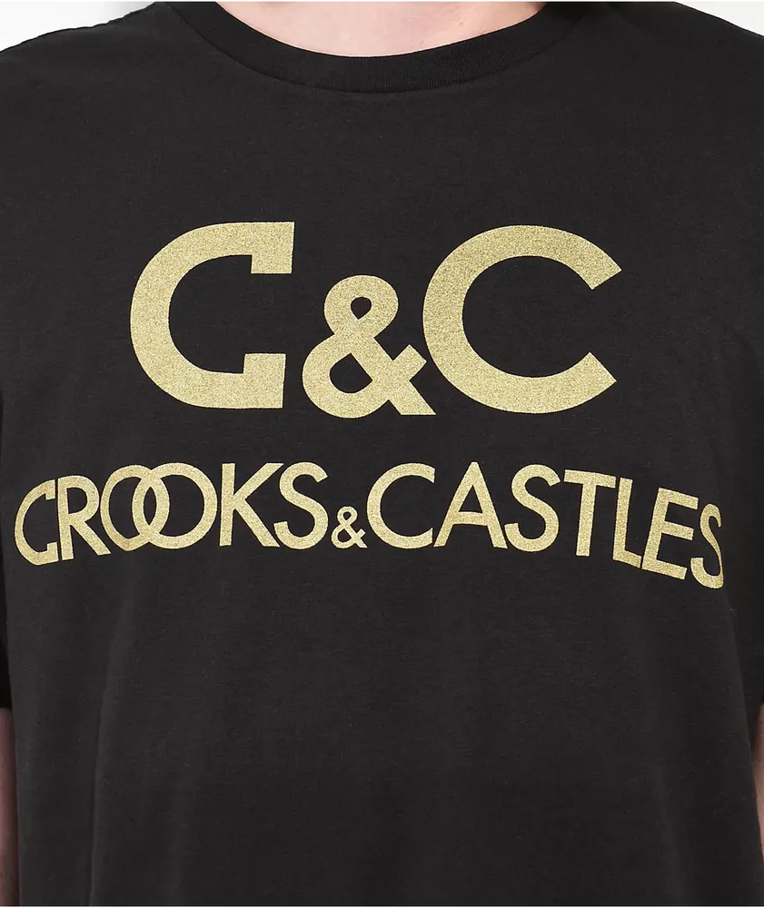 Crooks & Castles Double C Black T-Shirt