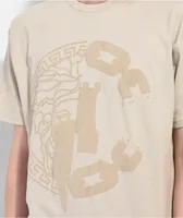 Crooks & Castles Half Medusa Chain Natural T-Shirt