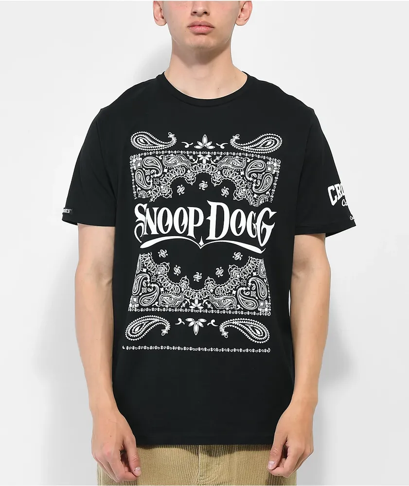 Crooks & Castles x Back On Death Row Bandana Black T-Shirt