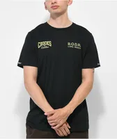 Crooks & Castles x Back On Death Row Gold Black T-Shirt