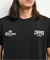 Crooks & Castles x Corona Medusa Black T-Shirt