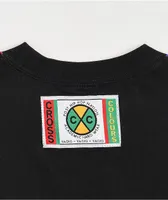 Cross Colours Assorted Black Colorblock Crop T-Shirt