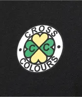 Cross Colours Circle Hearts Black T-Shirt