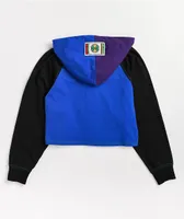 Cross Colours Colorblock Hooded Baseball Jersey